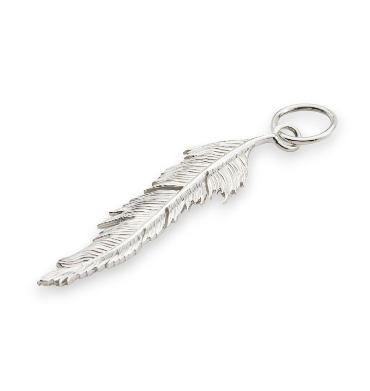 O.P Jewellery x Ragnar Persson - Skata Medium Silver Feather Pendant