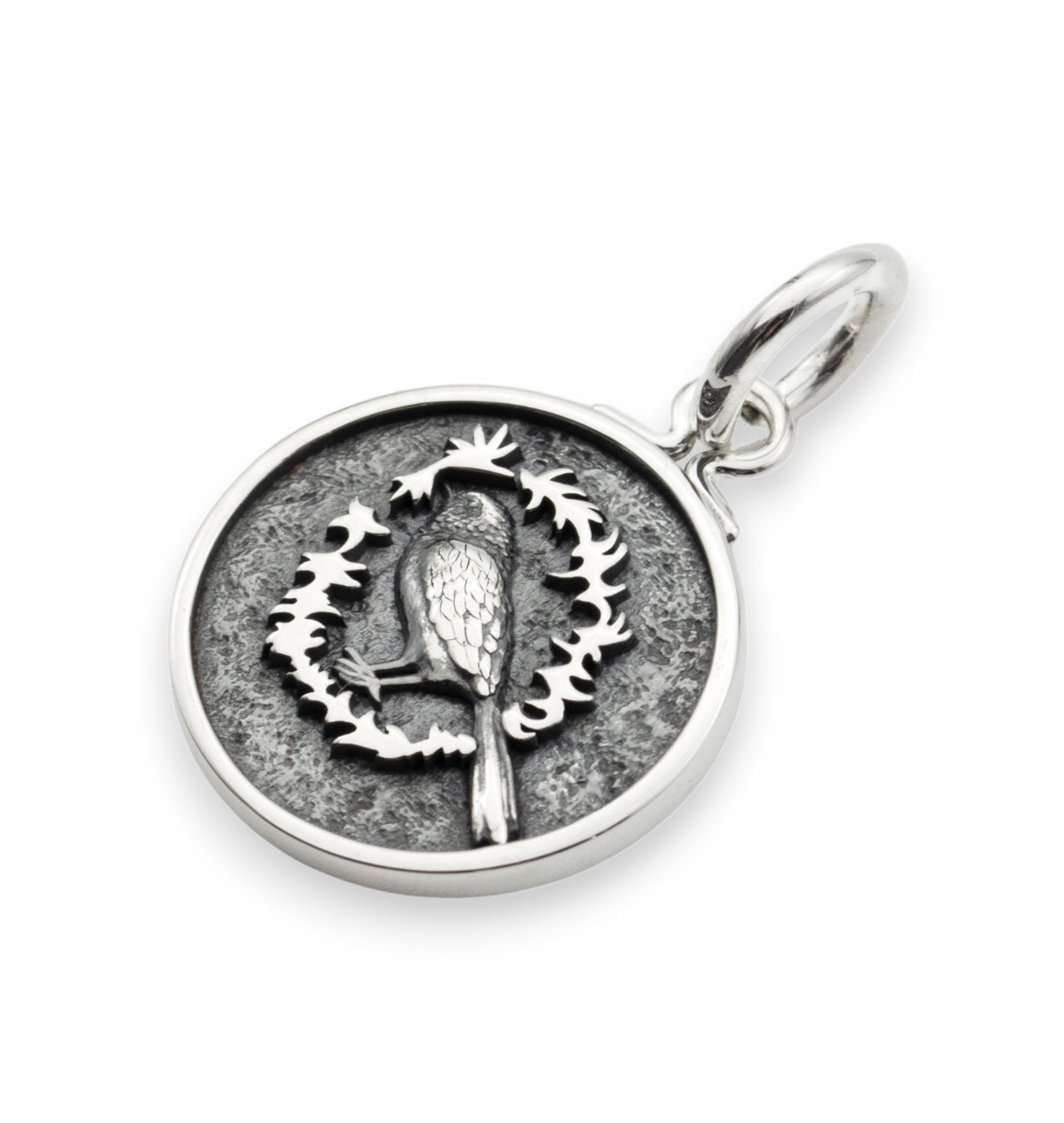 O.P Jewellery × Ragnar Persson - Skata Barbed Wire Magpie Silver Pendant