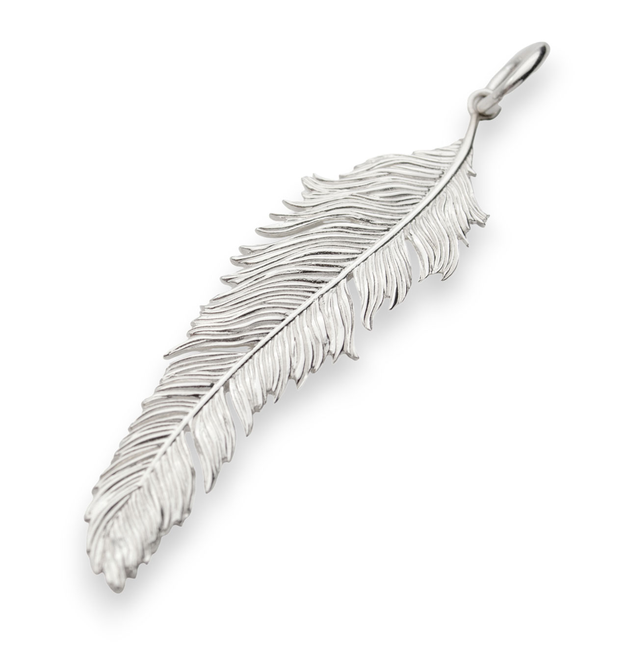O.P Jewellery × Ragnar Persson - Skata Big Silver Feather Pendant