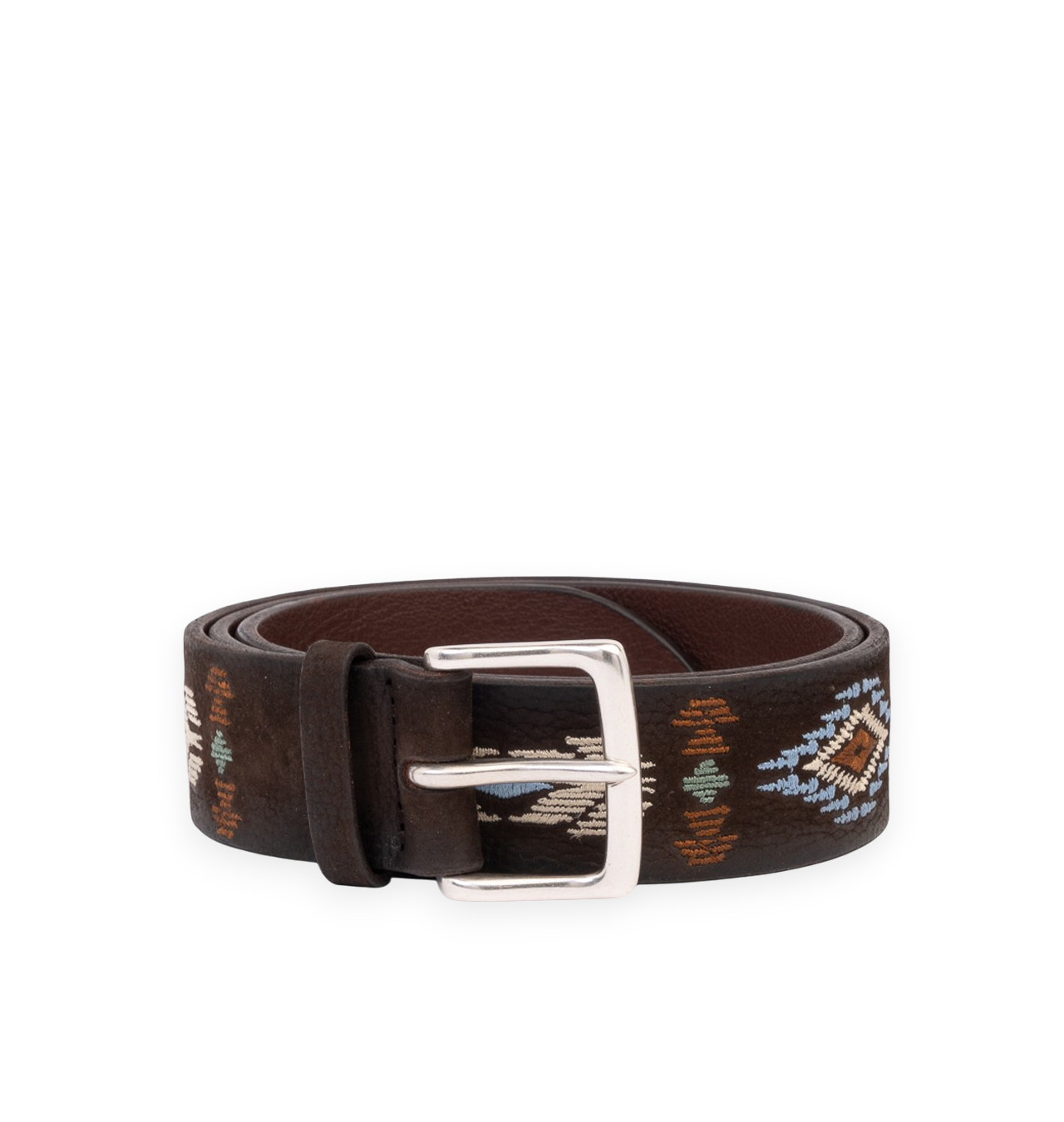 Orciani - Nabucco Yucatan Casual Nubuck Belt - Brown