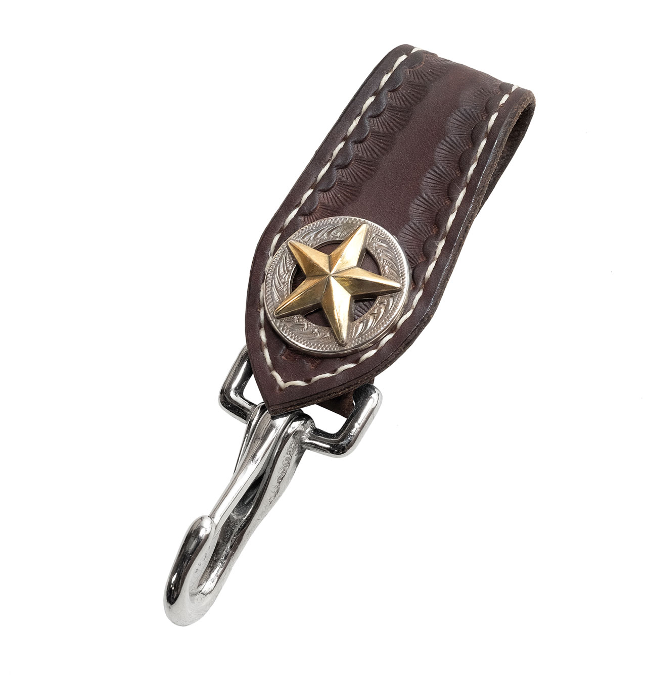 P-H-Back---Golden-Star-Key-Fob---Brown-1