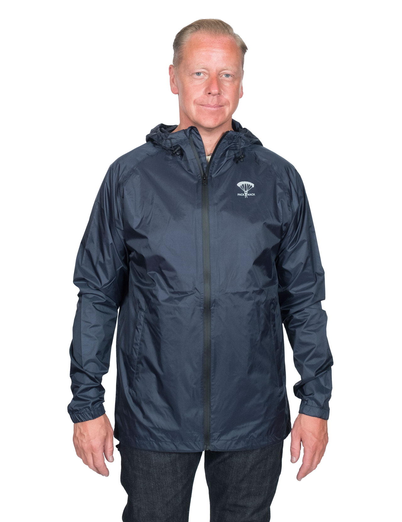 full zip rain jacket