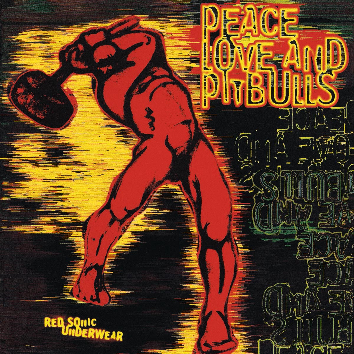 Peace Love & Pitbulls - Red Sonic Underwear (RSD2019) - 2 x LP