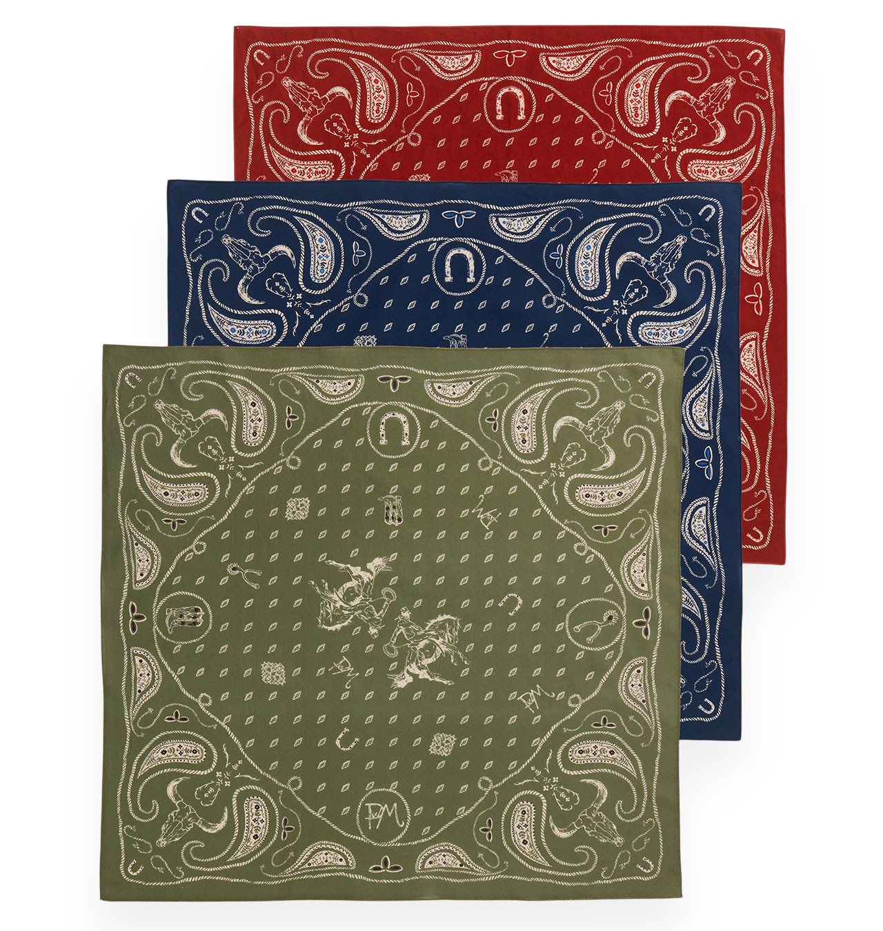 Pendleton---3-Pack-Bandana---Western-Lasso4