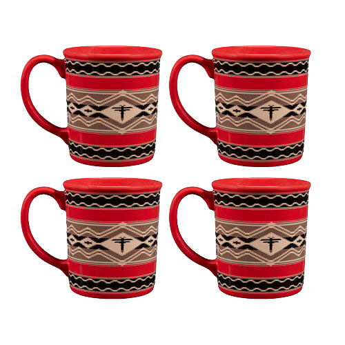 Pendleton - American Indian College Fund Mug Set of 4 - Water