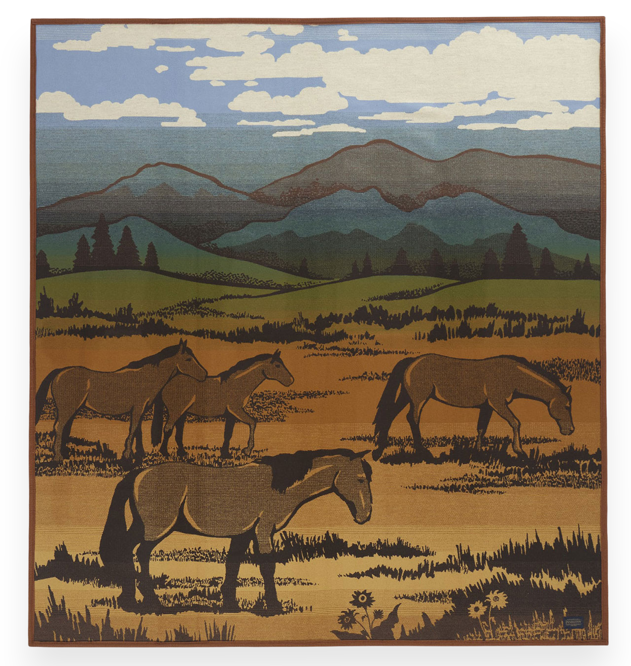 Pendleton---Artist-Collection-Wool-Blanket---Shadow-Mountain