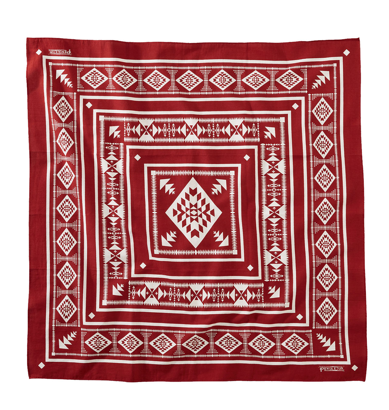 Pendleton - Basket Maker Jumbo Bandana - Red
