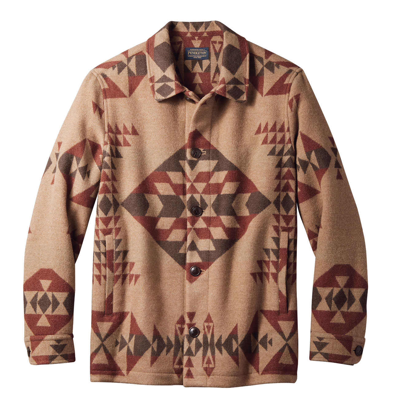 Pendleton---Basket-Maker-Wool-Jacket---Camel-1