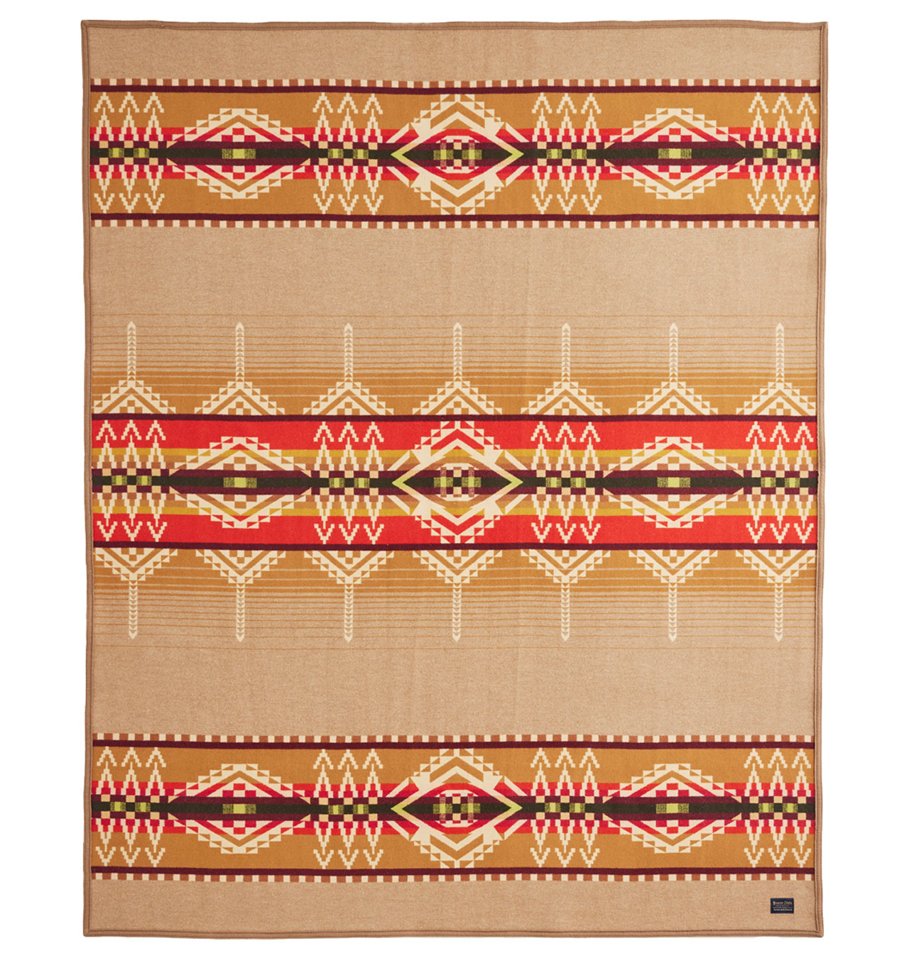 Pendleton---Beacon-Rock-Wool-Blanket---Tan1