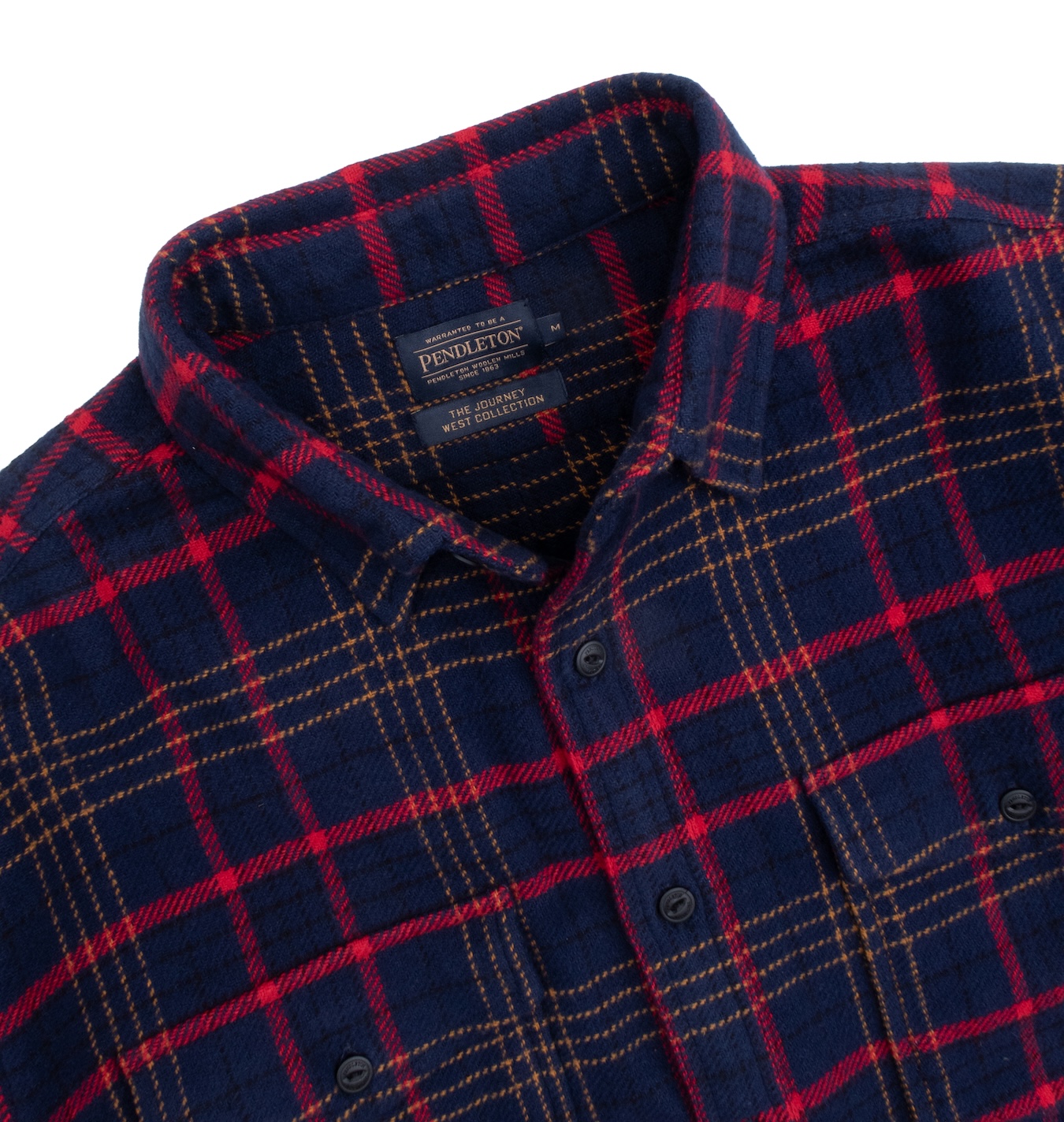 Pendleton - Big Pocket Check Shirt - Blue Check