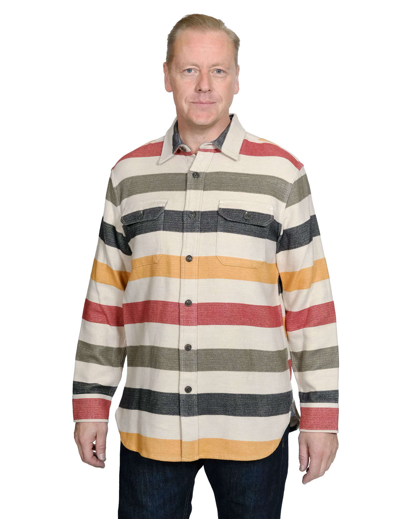Pendleton blanket stripe overshirt Clearance