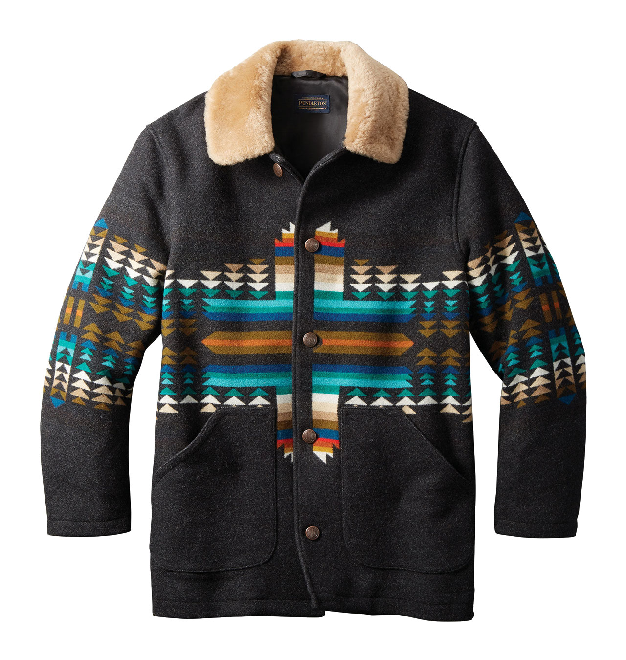 pendleton brownsville shearling coat