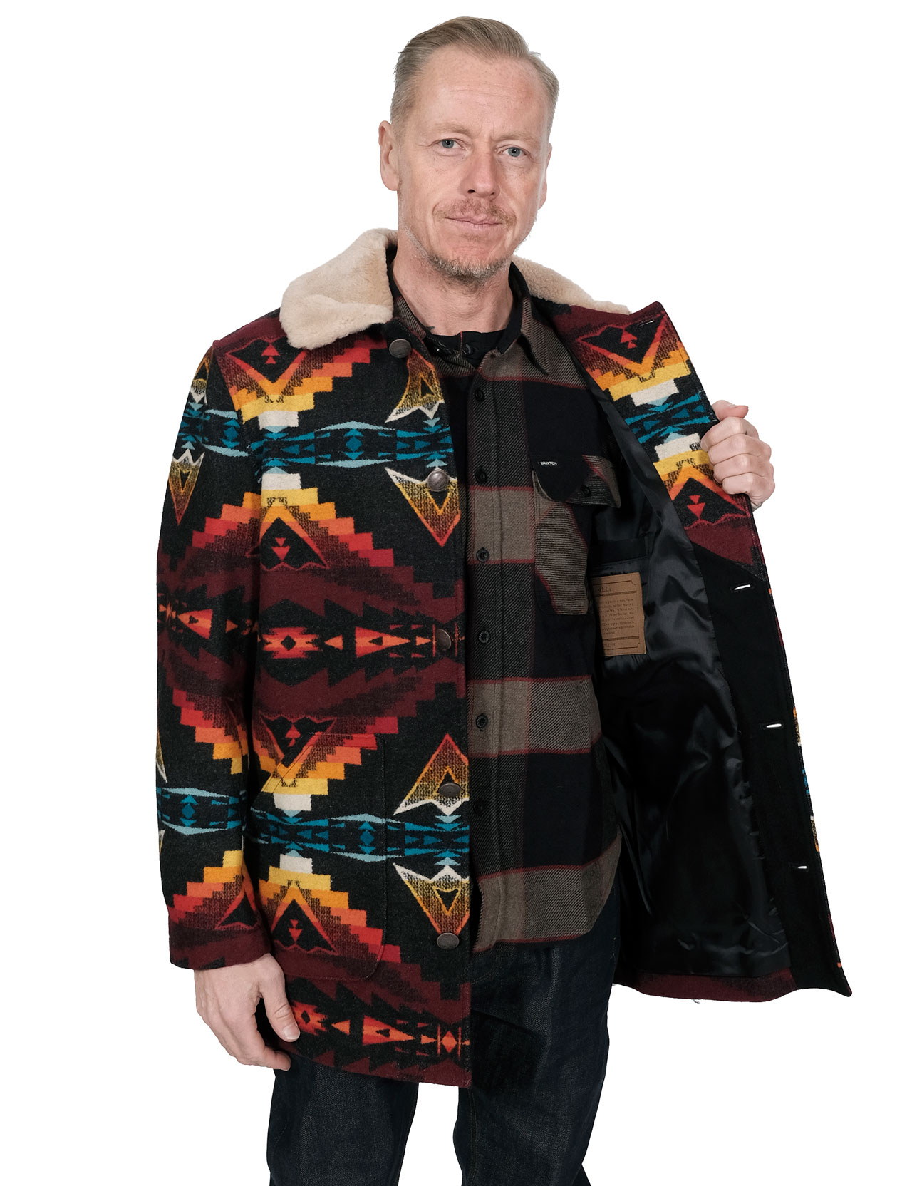 pendleton shearling coat