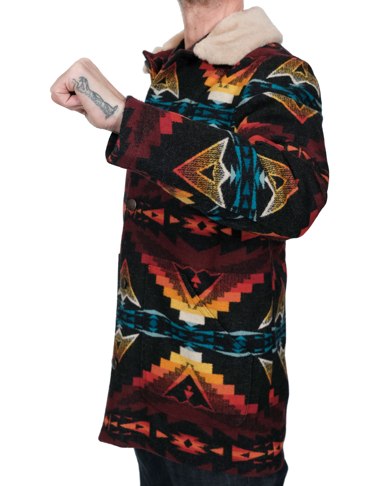 pendleton brownsville shearling coat