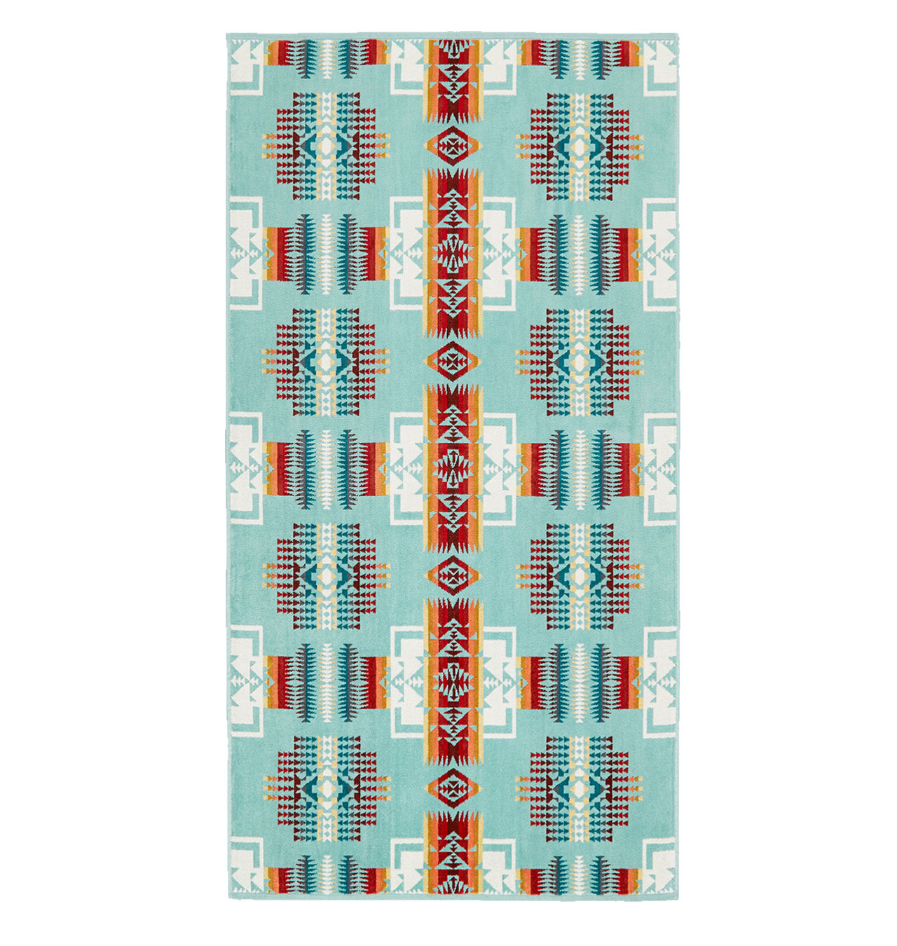 Pendleton---Chief-Joseph-Bath-Towel---Aqua