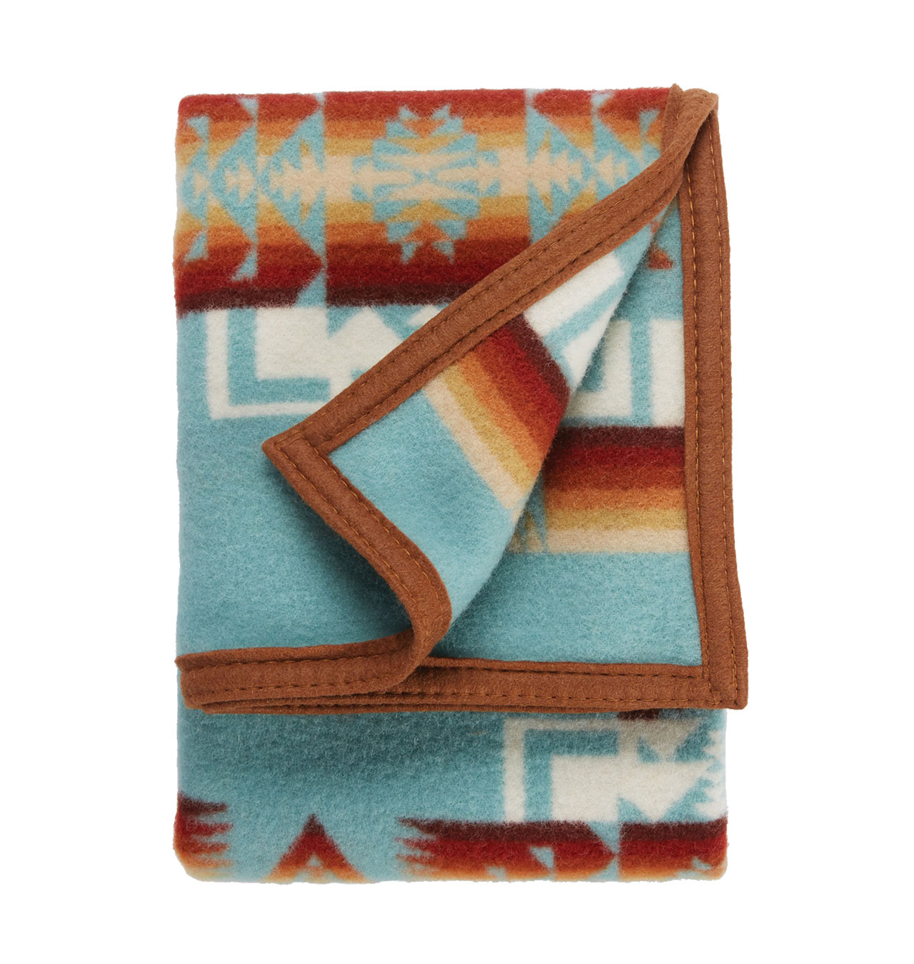 Pendleton Chief Joseph Jacquard Muchacho Blanket Aqua Sverige