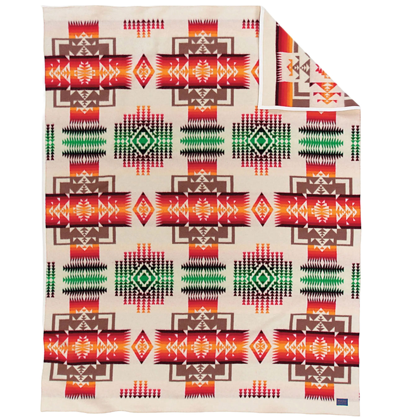 Pendleton - Chief Joseph Jacquard Robe - Ivory