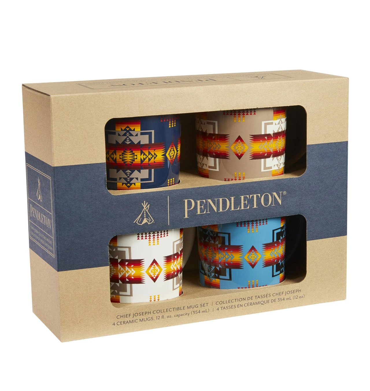 Pendleton - Chief Joseph Mugs Set of 4