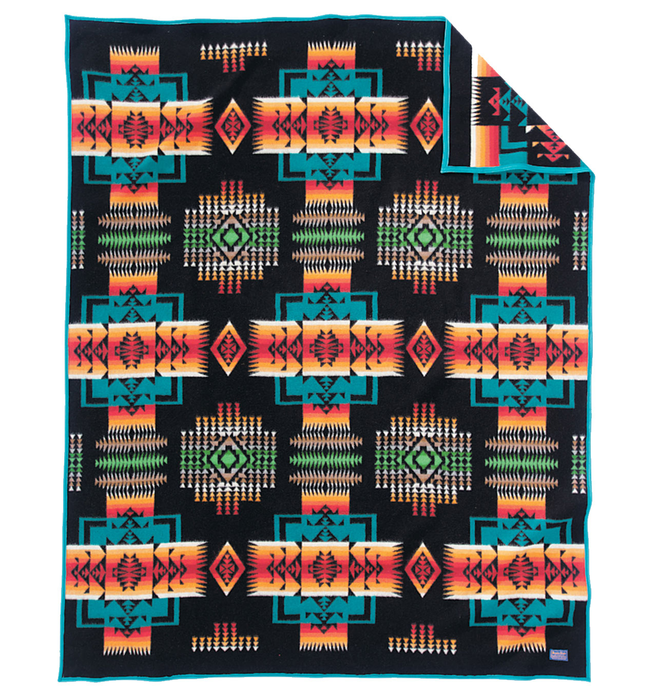 Pendleton---Chief-Joseph-Wool-Blanket---Black1