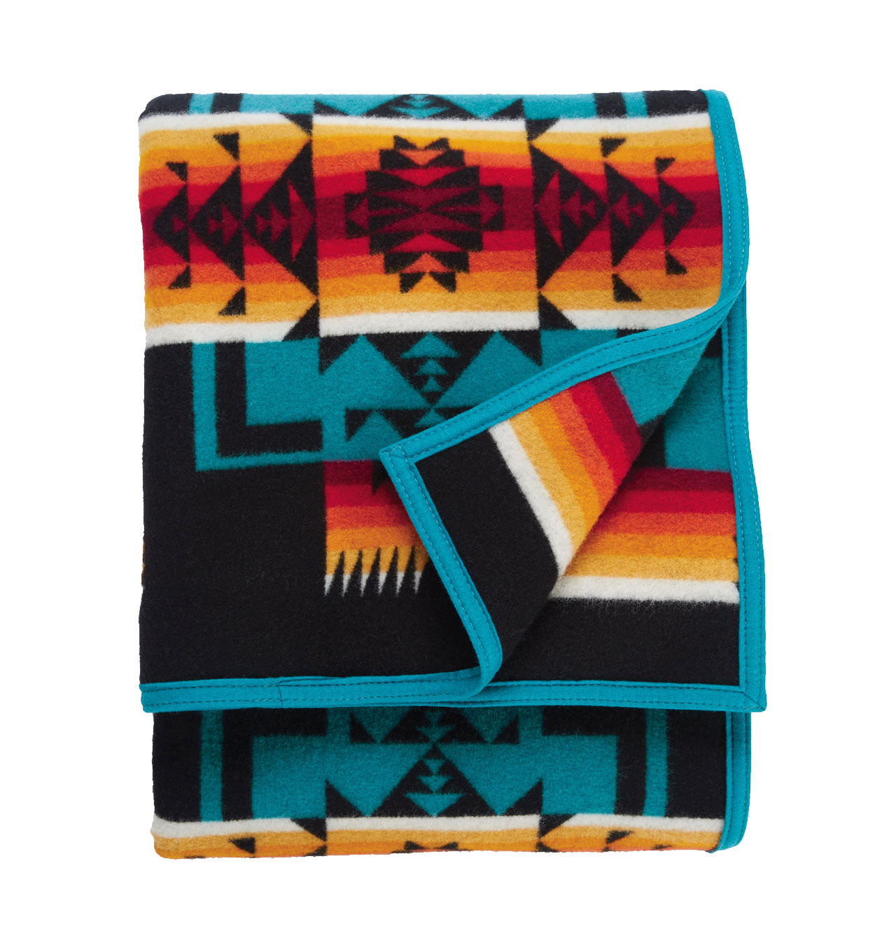Pendleton Chief Joseph Wool Blanket Black Sverige