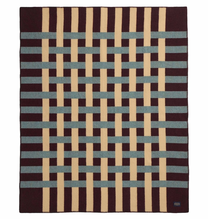 Pendleton - Contemporary Napped Throw Wool Blanket - Davis