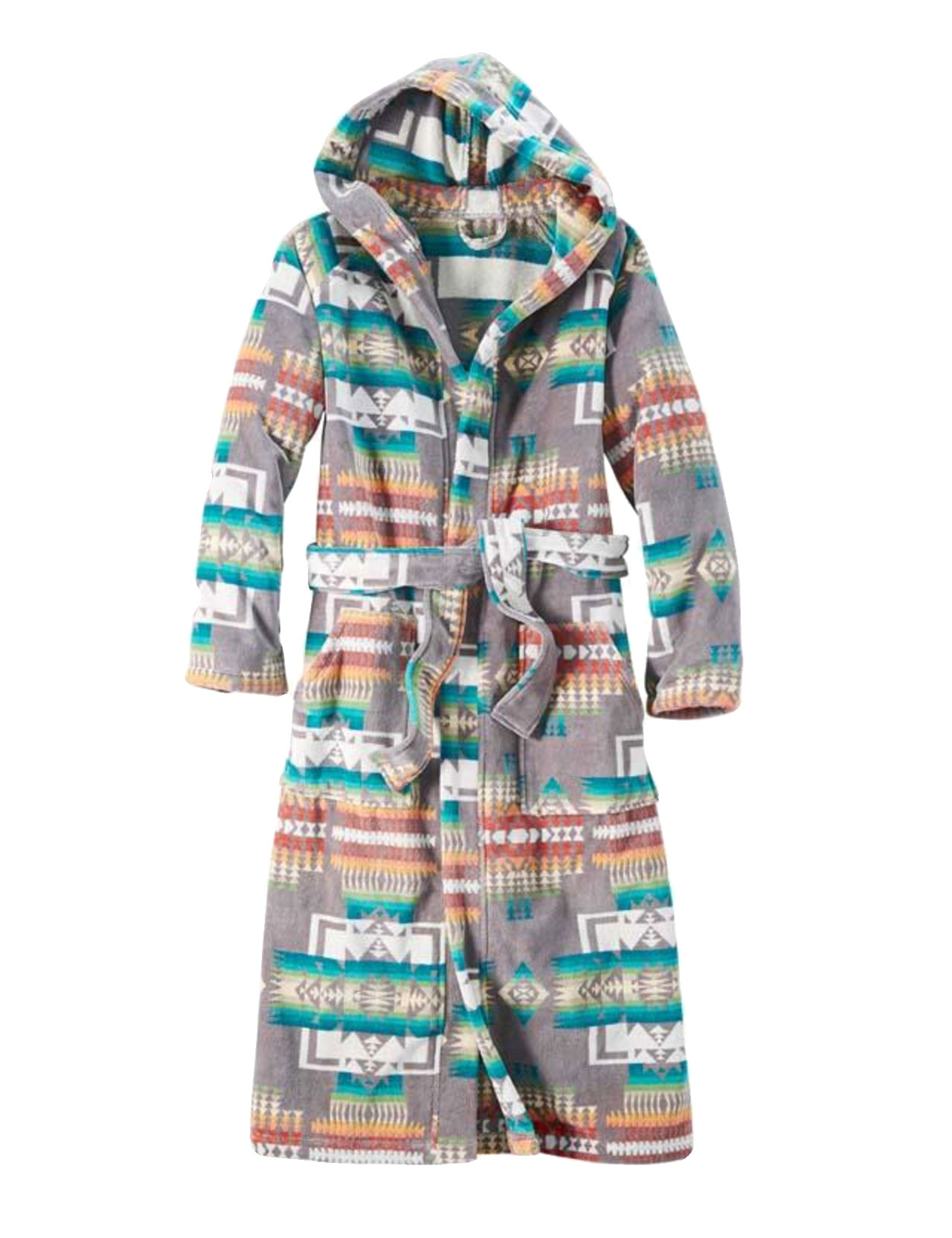 Pendleton - Cotton Terry Velour Bath Robe - Chief Joseph Grey