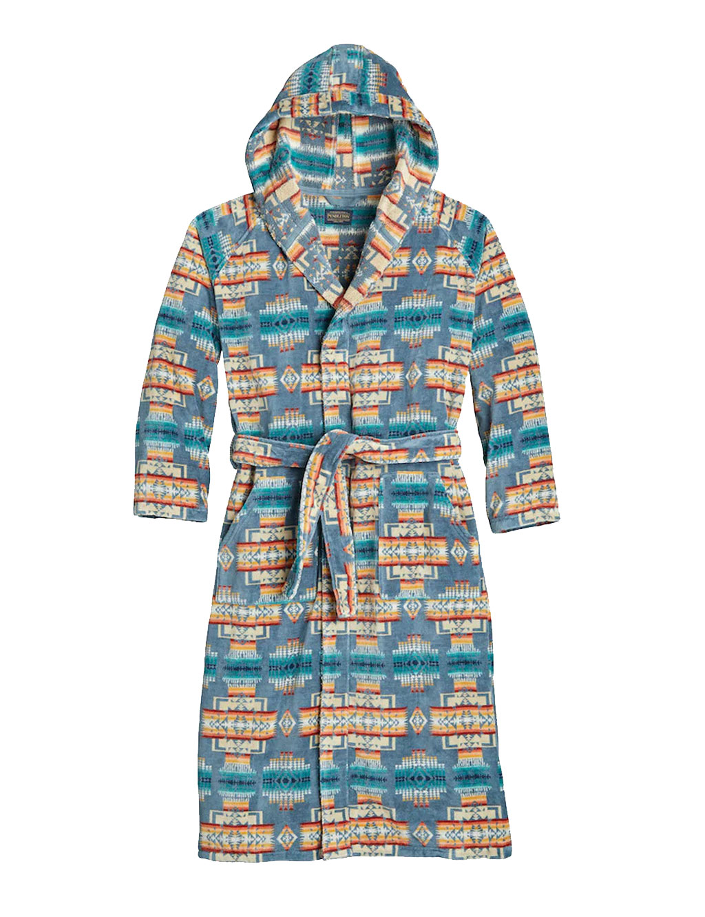 Pendleton---Cotton-Terry-Velour-Bath-Robe---Chief-Joseph-Slate1