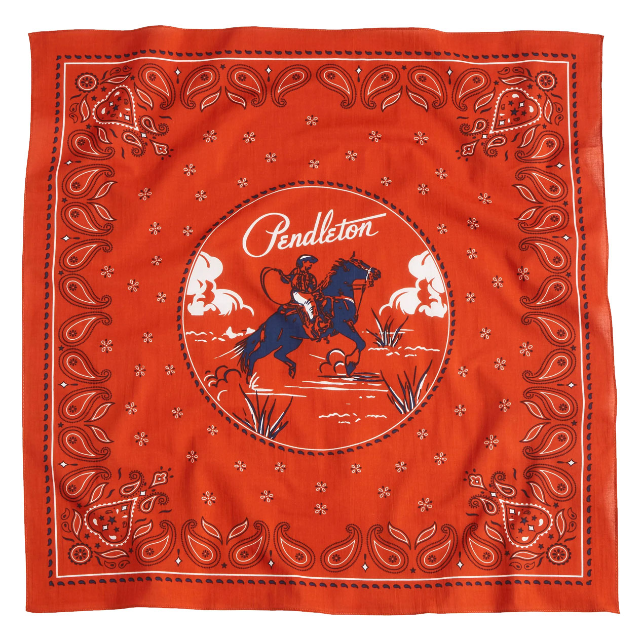 Pendleton---Cowboy-Bandana---Red