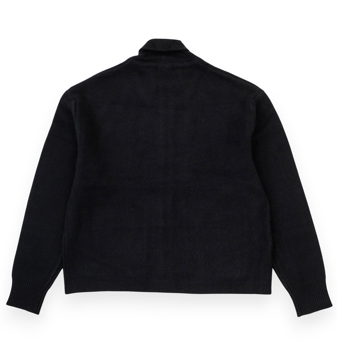 Pendleton - Jacquard Motif Zip Cardigan - Black