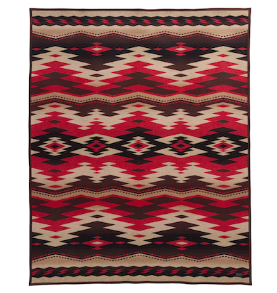 Pendleton - Jacquard Unnapped Wool Blanket - Crown Point