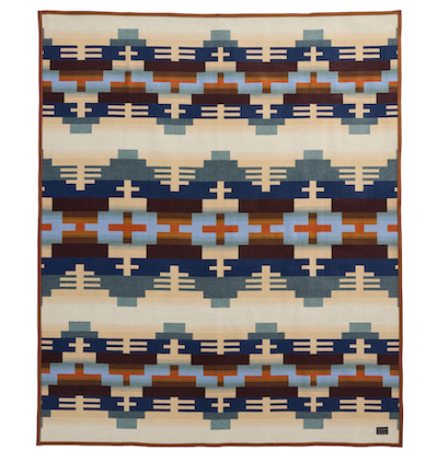 Pendleton - Jacquard Unnapped Wool Blanket - Shiprock
