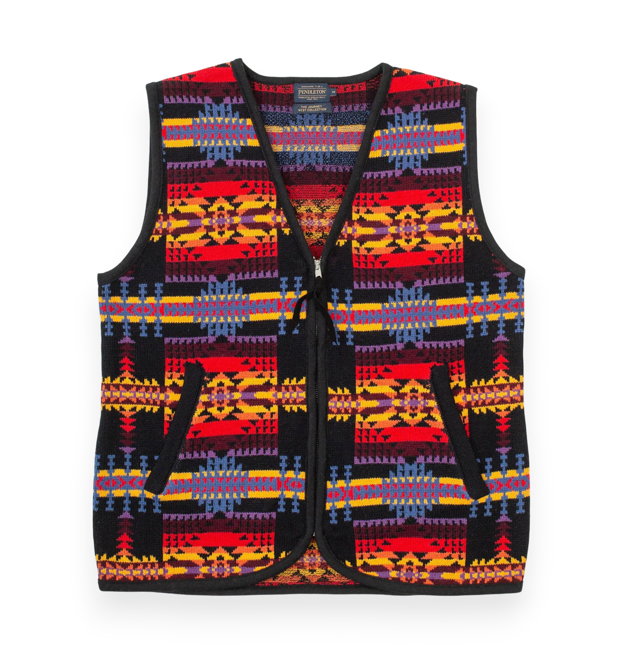 Pendleton - Jacquard Vintage Vest - Black / Multi