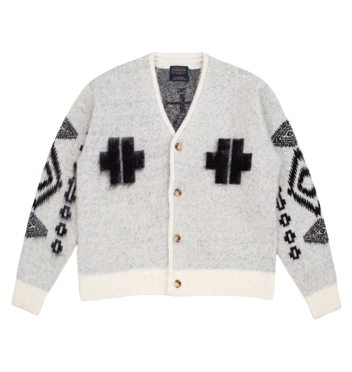 Pendleton---Mohair-cardigan---Los-Ojos-White-1