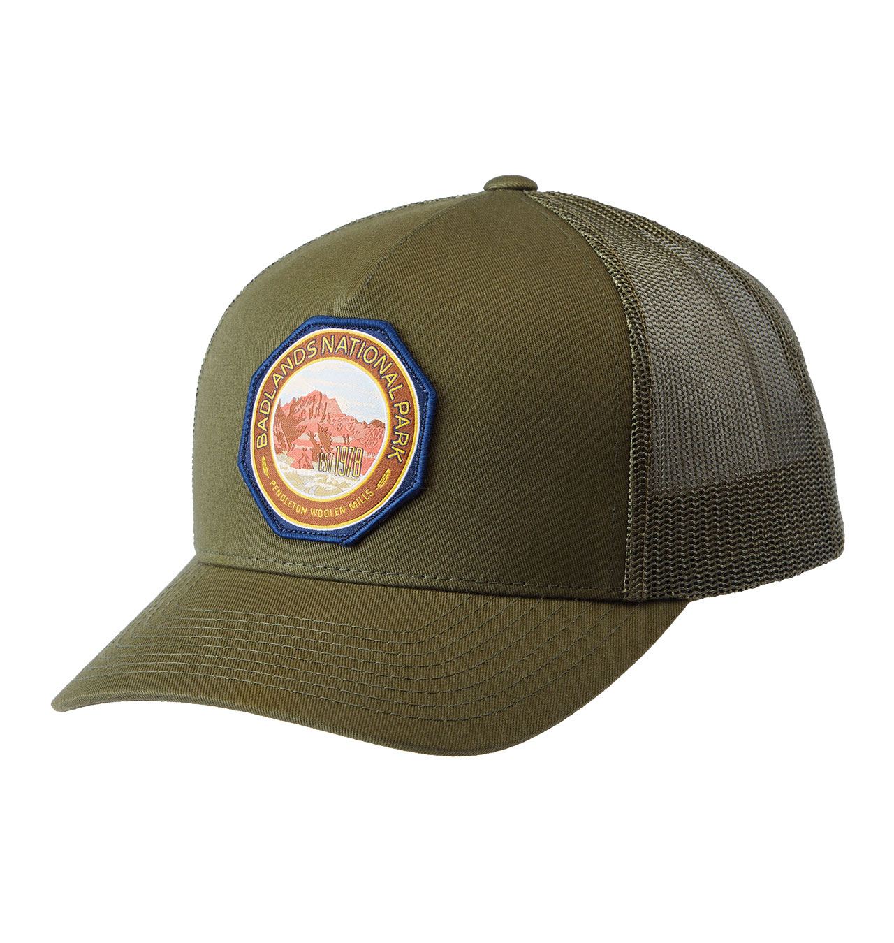 Pendleton - National Park Trucker Cap Badlands - Army Green
