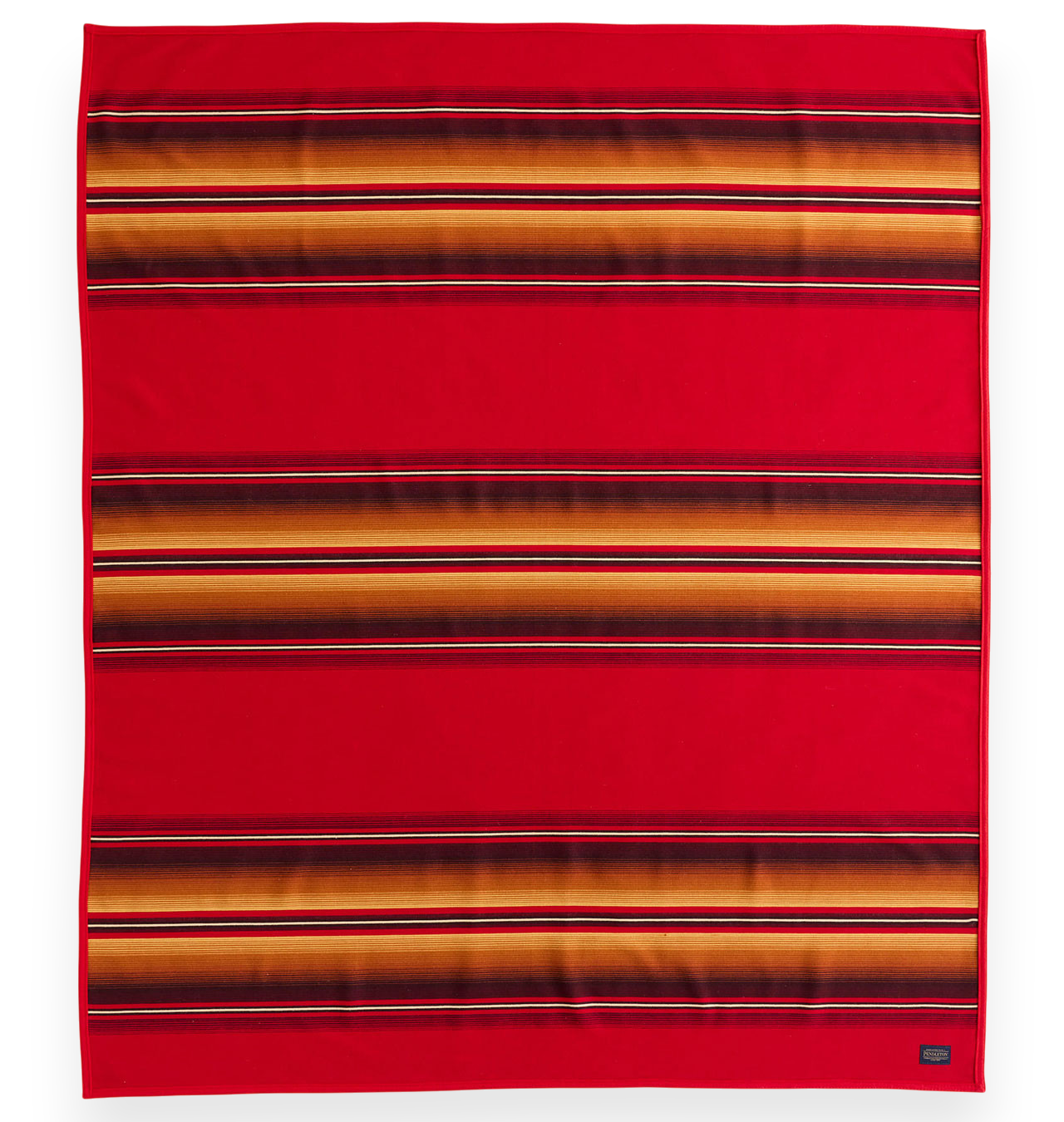 Pendleton - Serape Wool Blanket - Scarlet