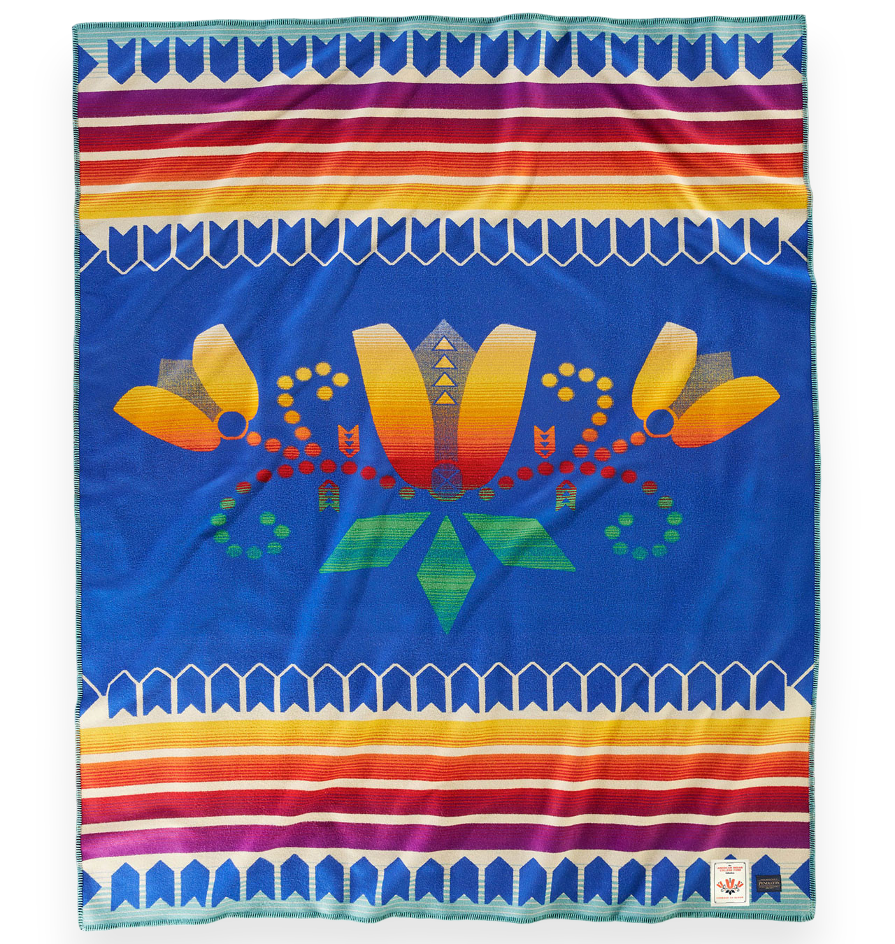 Pendleton---The-College-Fund-Jacquard-Wool-Blanket---Courage-to-Bloom1