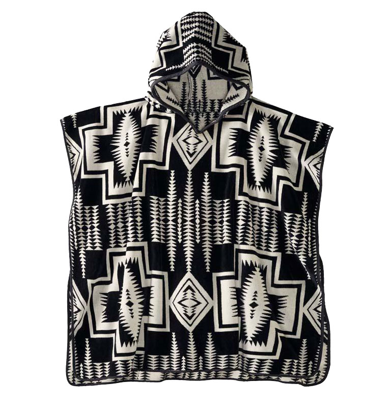 Pendleton - Tween Jacquard Hooded Towel Harding Black