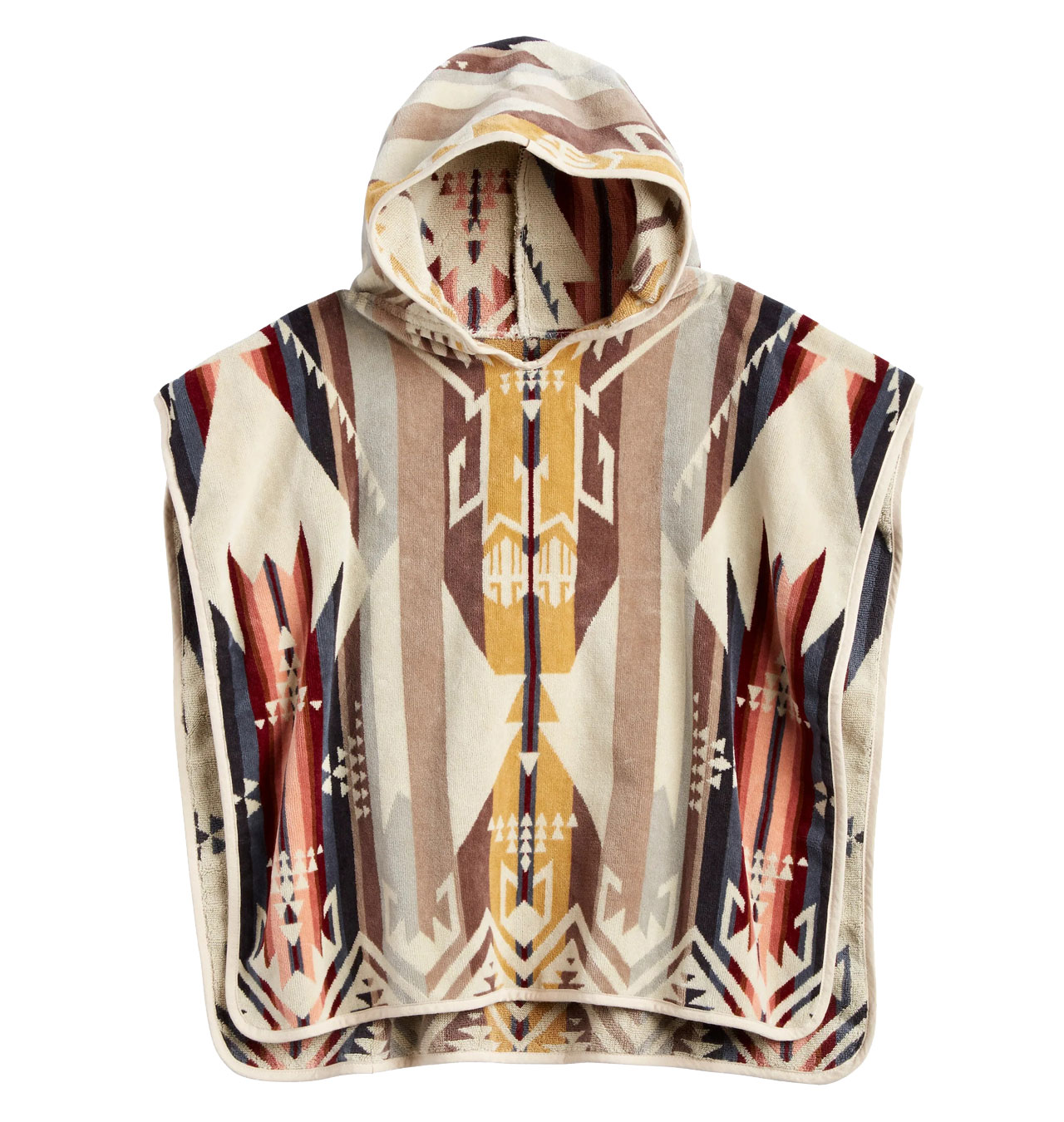 Pendleton - Tween Jacquard Hooded Towel White Sands Tan