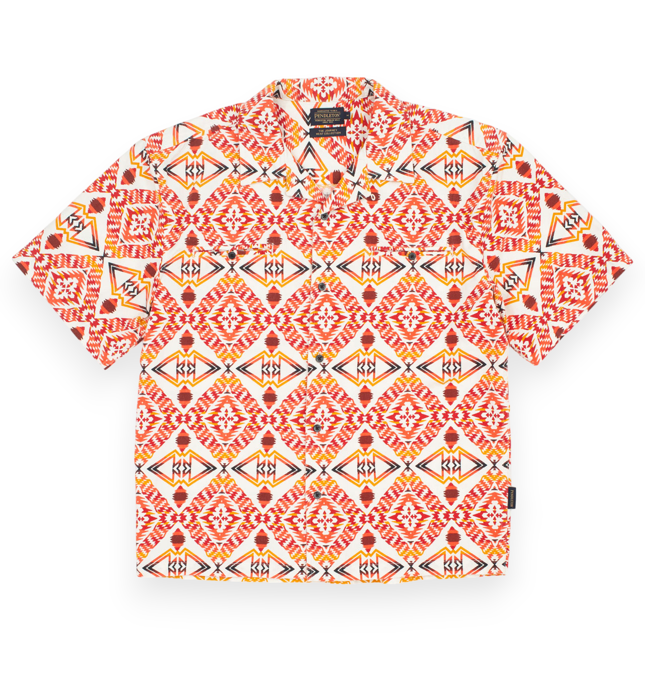 Pendleton - Two Pocket Camp Shirt - Thunder Eartquake Cream
