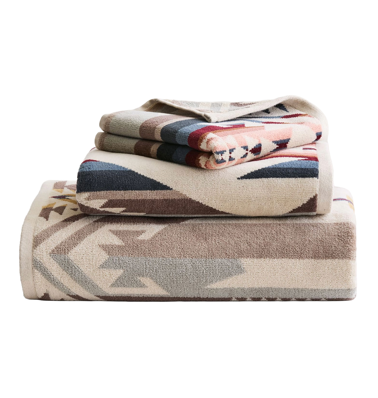 Pendleton - White Sands Tan Towel Set - 3 Piece