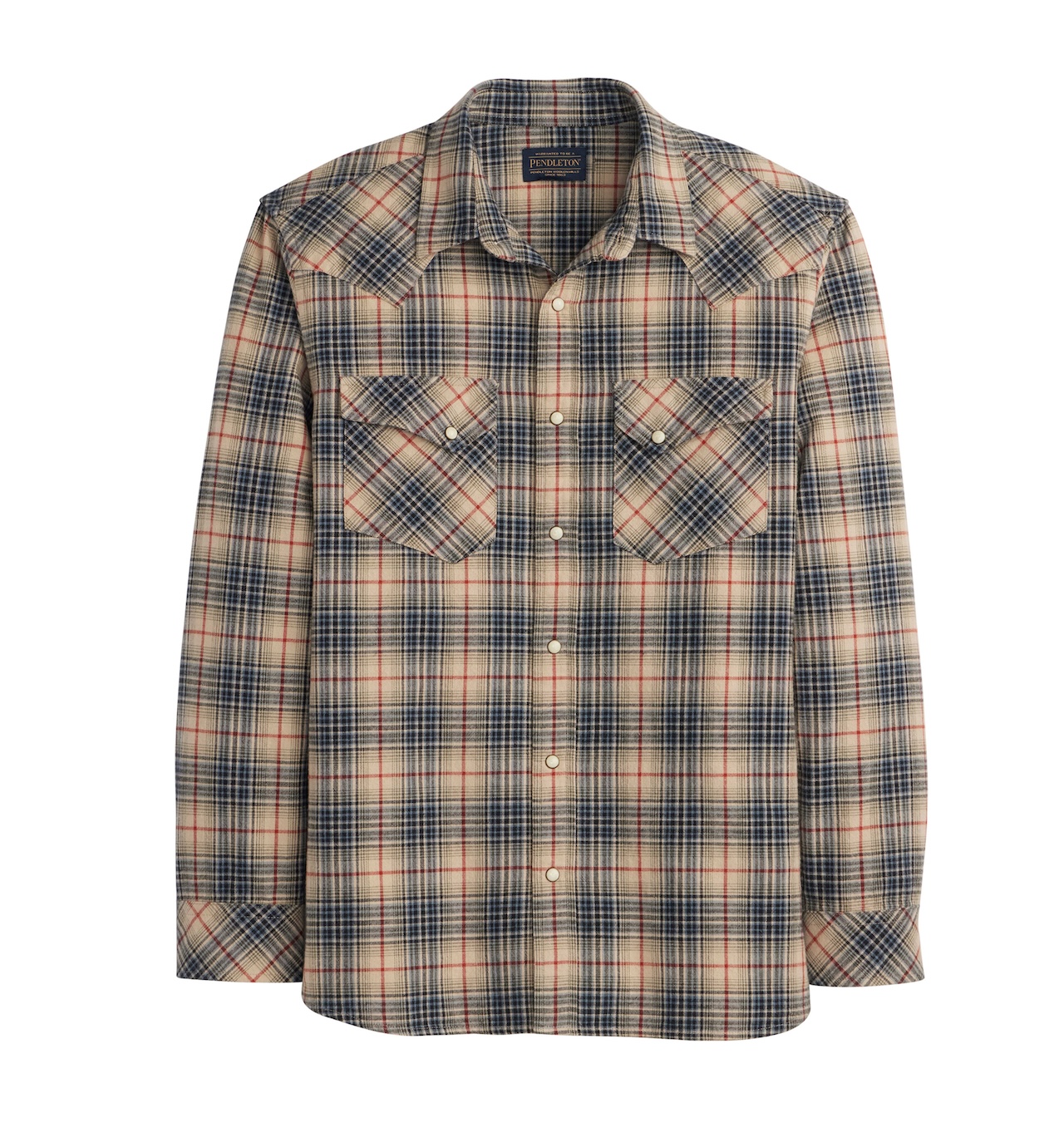 Pendleton---Wyatt-Western-Shirt---Natural-Multi-Plaid-1