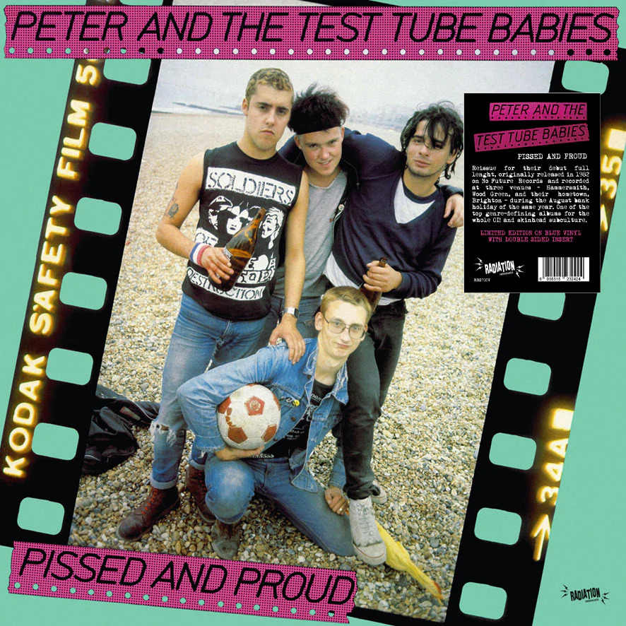 Peter And The Test Tube Babies - Pissed And Proud (Blue Vinyl) - LP
