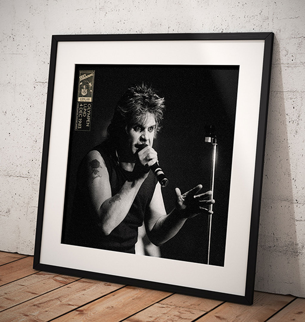 Photo Print - Ozzy Osbourne, Olympen, Sweden December 4th 1983