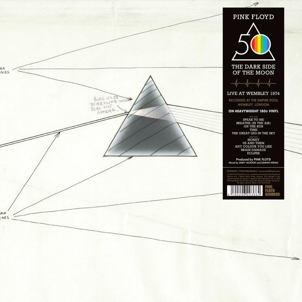 Pink Floyd - The Dark Side Of The Moon Live At Wembley 1974 - LP