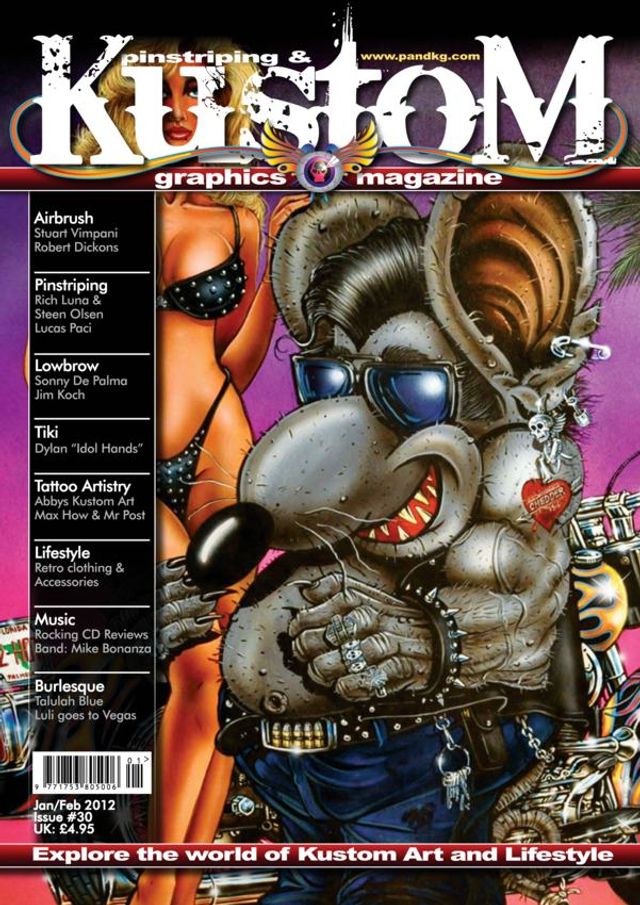 Pinstriping & Kustom Graphics Magazine # 030