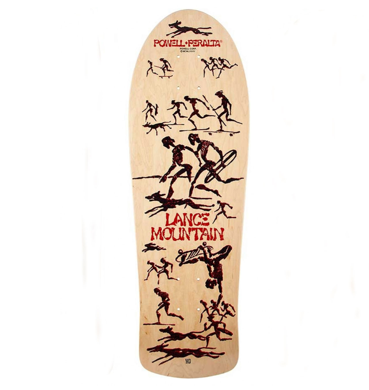 Powell Peralta - 10.0 Mountain Bones Brigade 11th Reissue Skateboard Deck - Natu