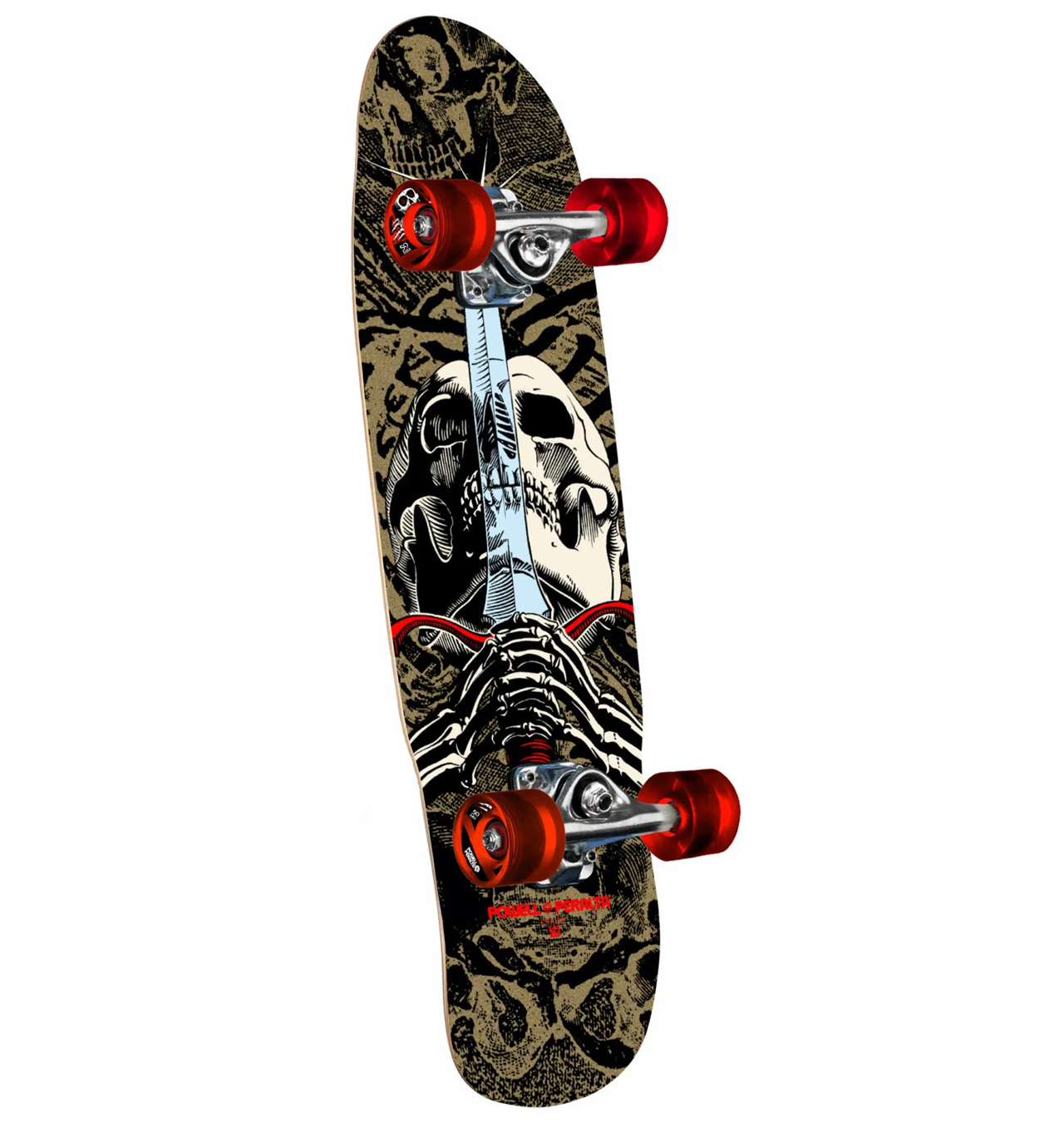Powell Peralta - Mini Skull and Sword Gold Complete - 8´´ x 30´´