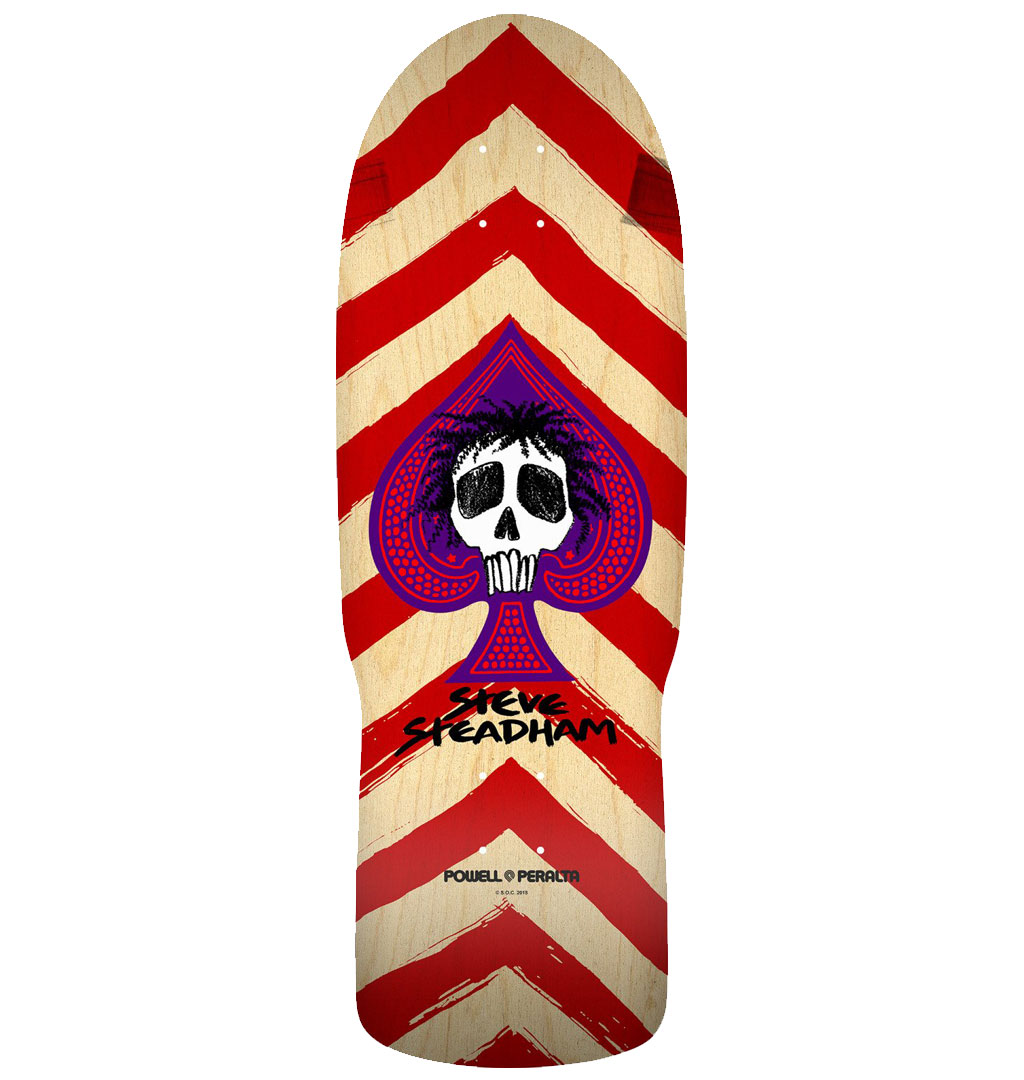 Powell Peralta - Steadham Spade Skateboard Deck Red/Natural - 10´