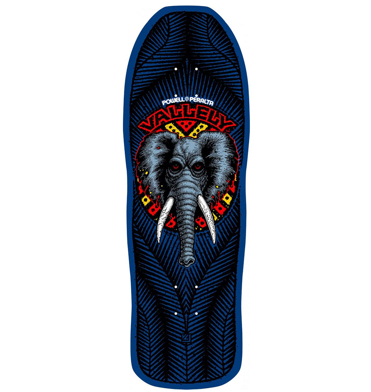 Powell Peralta - Vallely Elephant Skateboard Deck Navy - 9.85´