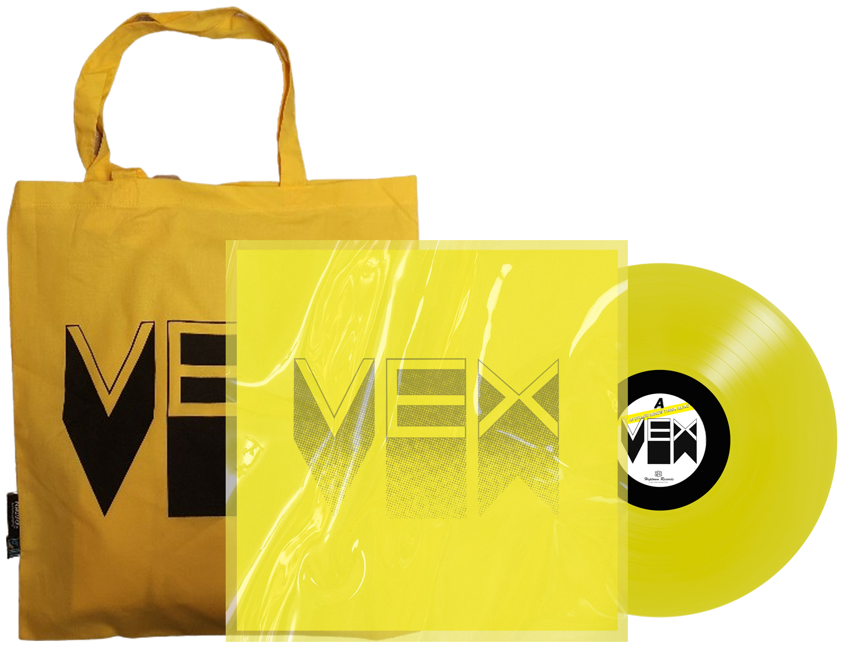 VEX - Average Minds Think Alike (Super Ltd. Liquid Sleeve + Tote Bag) - LP 